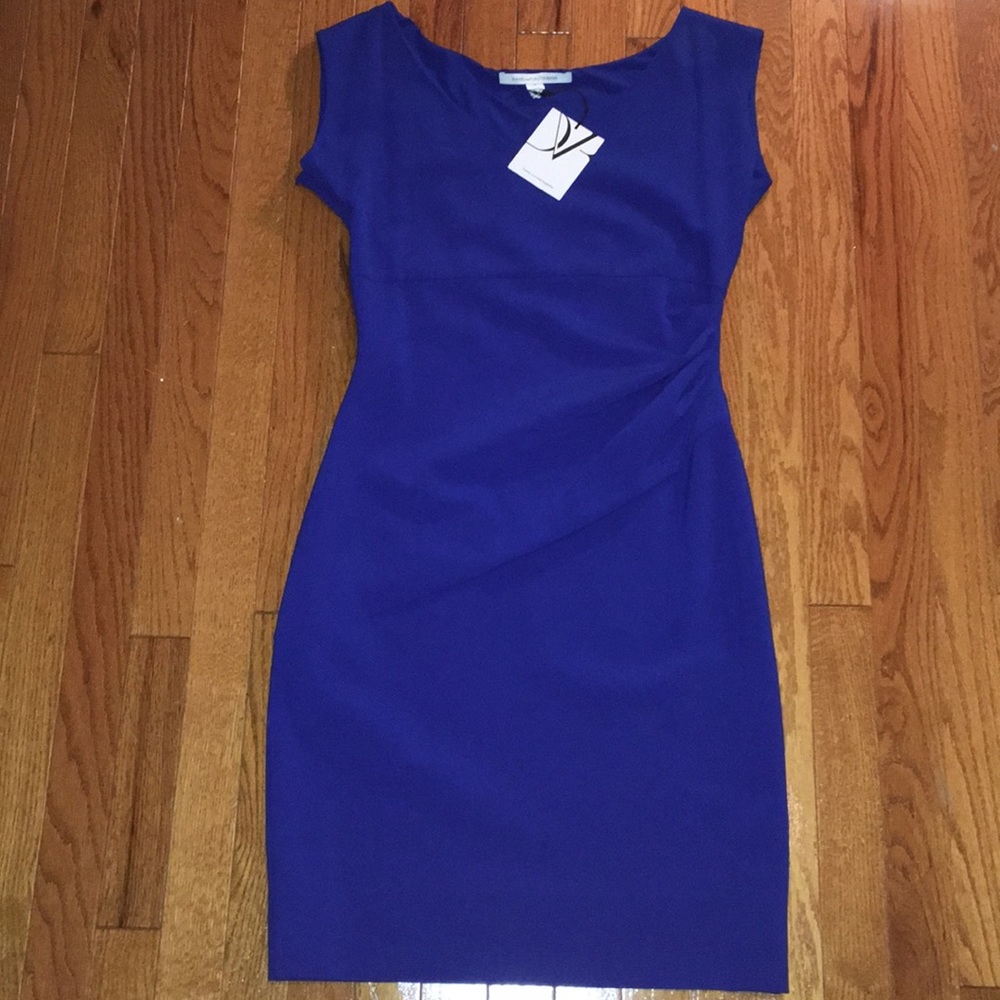 Diane Von Furstenberg “Bevin” dress, Cosmic Cobalt